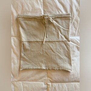 rouje strapless crop top